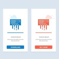 Receiver Router Wifi Radio  Blue and Red Download and Buy Now web Widget Card Template vector