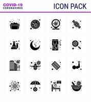 Coronavirus 2019nCoV Covid19 Prevention icon set flask washing location twenty hands hygiene viral coronavirus 2019nov disease Vector Design Elements