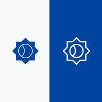 Basic Setting Ui Line and Glyph Solid icon Blue banner Line and Glyph Solid icon Blue banner vector