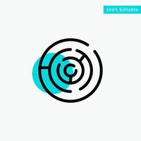 Circle Circle Maze Labyrinth Maze turquoise highlight circle point Vector icon