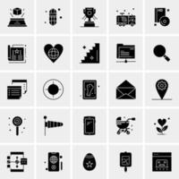 25 Universal Business Icons Vector Creative Icon Illustration to use in web and Mobile Related project