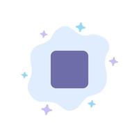 Box Checkbox Unchecked Blue Icon on Abstract Cloud Background vector