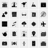 25 Universal Business Icons Vector Creative Icon Illustration to use in web and Mobile Related project