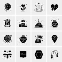 16 Universal Business Icons Vector Creative Icon Illustration to use in web and Mobile Related project