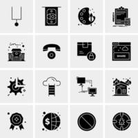 16 Universal Business Icons Vector Creative Icon Illustration to use in web and Mobile Related project