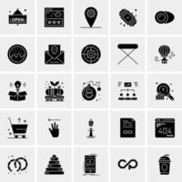 25 Universal Business Icons Vector Creative Icon Illustration to use in web and Mobile Related project