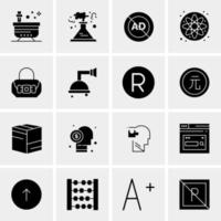 16 Universal Business Icons Vector Creative Icon Illustration to use in web and Mobile Related project