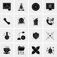 16 Universal Business Icons Vector Creative Icon Illustration to use in web and Mobile Related project