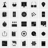 25 Universal Business Icons Vector Creative Icon Illustration to use in web and Mobile Related project