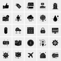 25 Universal Business Icons Vector Creative Icon Illustration to use in web and Mobile Related project