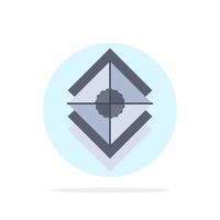 Arrange design layers stack layer Flat Color Icon Vector