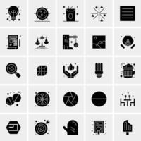 25 iconos de negocios universales vector ilustración de icono creativo para usar en proyectos relacionados con la web y dispositivos móviles