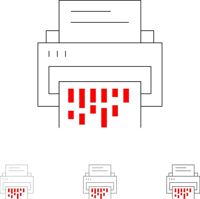 Dot Matrix Printer Vector Art, Icons, and Graphics for Free Download