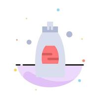 gel de limpieza de baño jabón de ducha plantilla de icono de color plano abstracto vector