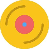 Cd Dvd Studio  Flat Color Icon Vector icon banner Template