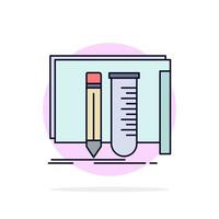 build equipment fab lab tools Flat Color Icon Vector