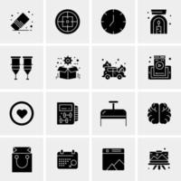 16 Universal Business Icons Vector Creative Icon Illustration to use in web and Mobile Related project