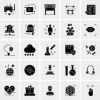 25 Universal Business Icons Vector Creative Icon Illustration to use in web and Mobile Related project