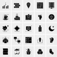 25 Universal Business Icons Vector Creative Icon Illustration to use in web and Mobile Related project