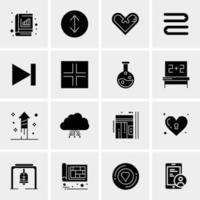 16 Business Universal Icons Vector Creative Icon Illustration to use in web and Mobile Related project