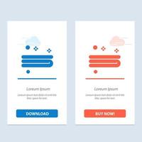 Clean Cleaning Towel  Blue and Red Download and Buy Now web Widget Card Template vector