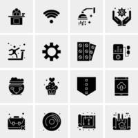 16 Business Universal Icons Vector Creative Icon Illustration to use in web and Mobile Related project