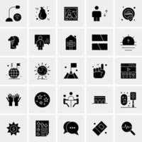 25 Universal Business Icons Vector Creative Icon Illustration to use in web and Mobile Related project