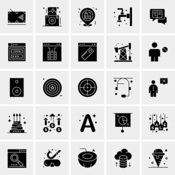 25 Universal Business Icons Vector Creative Icon Illustration to use in web and Mobile Related project