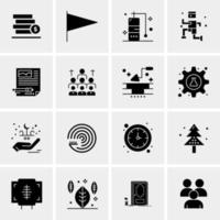 16 Business Universal Icons Vector Creative Icon Illustration to use in web and Mobile Related project