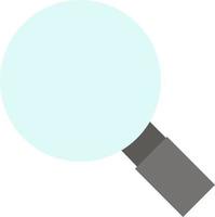 mirada de vidrio búsqueda de lupa icono de color plano icono de vector plantilla de banner