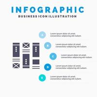 Wire framing Sketching Wireframe Idea Infographics Presentation Template 5 Steps Presentation vector