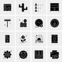 16 Business Universal Icons Vector Creative Icon Illustration to use in web and Mobile Related project