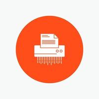Shredder Confidential Data File Information Office Paper vector