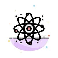 Physics React Science Abstract Flat Color Icon Template vector