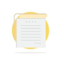 Student Notes Books Student Notes Abstract Circle Background Flat color Icon vector