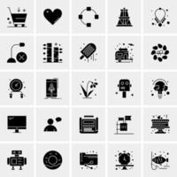 25 Universal Business Icons Vector Creative Icon Illustration to use in web and Mobile Related project