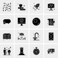 16 Business Universal Icons Vector Creative Icon Illustration to use in web and Mobile Related project