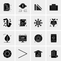 16 Business Universal Icons Vector Creative Icon Illustration to use in web and Mobile Related project