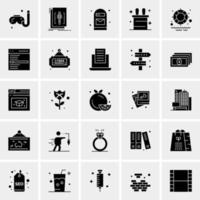 25 Universal Business Icons Vector Creative Icon Illustration to use in web and Mobile Related project