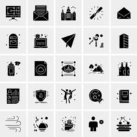 25 Universal Business Icons Vector Creative Icon Illustration to use in web and Mobile Related project