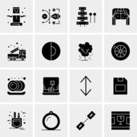 16 Business Universal Icons Vector Creative Icon Illustration to use in web and Mobile Related project