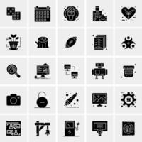 25 Universal Business Icons Vector Creative Icon Illustration to use in web and Mobile Related project