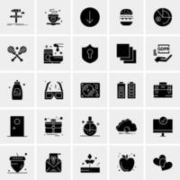 25 Universal Business Icons Vector Creative Icon Illustration to use in web and Mobile Related project