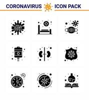 25 conjunto de iconos de emergencia de coronavirus diseño azul, como cuidado de la salud, atención de recuperación, seguridad por goteo, coronavirus viral 2019nov, elementos de diseño de vectores de enfermedades