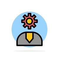 Call Customer Help Service Support Abstract Circle Background Flat color Icon vector