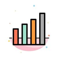 Analytic Interface Signal User Abstract Flat Color Icon Template vector