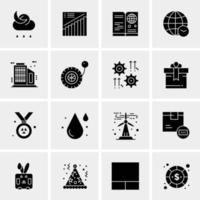 16 Business Universal Icons Vector Creative Icon Illustration to use in web and Mobile Related project