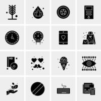 16 Business Universal Icons Vector Creative Icon Illustration to use in web and Mobile Related project