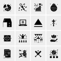 16 Business Universal Icons Vector Creative Icon Illustration to use in web and Mobile Related project