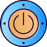 Electricity Energy Power Computing  Flat Color Icon Vector icon banner Template
